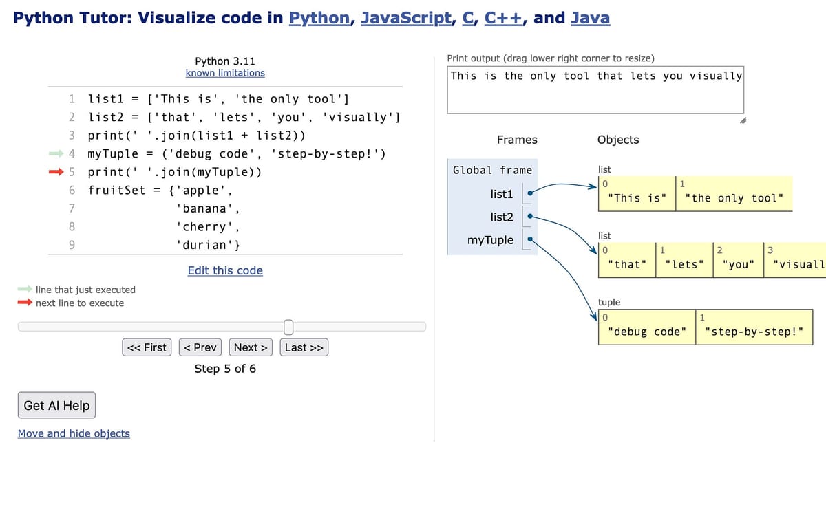 Free webinar about Python Tutor + Pandas Tutor, with Philip Guo
