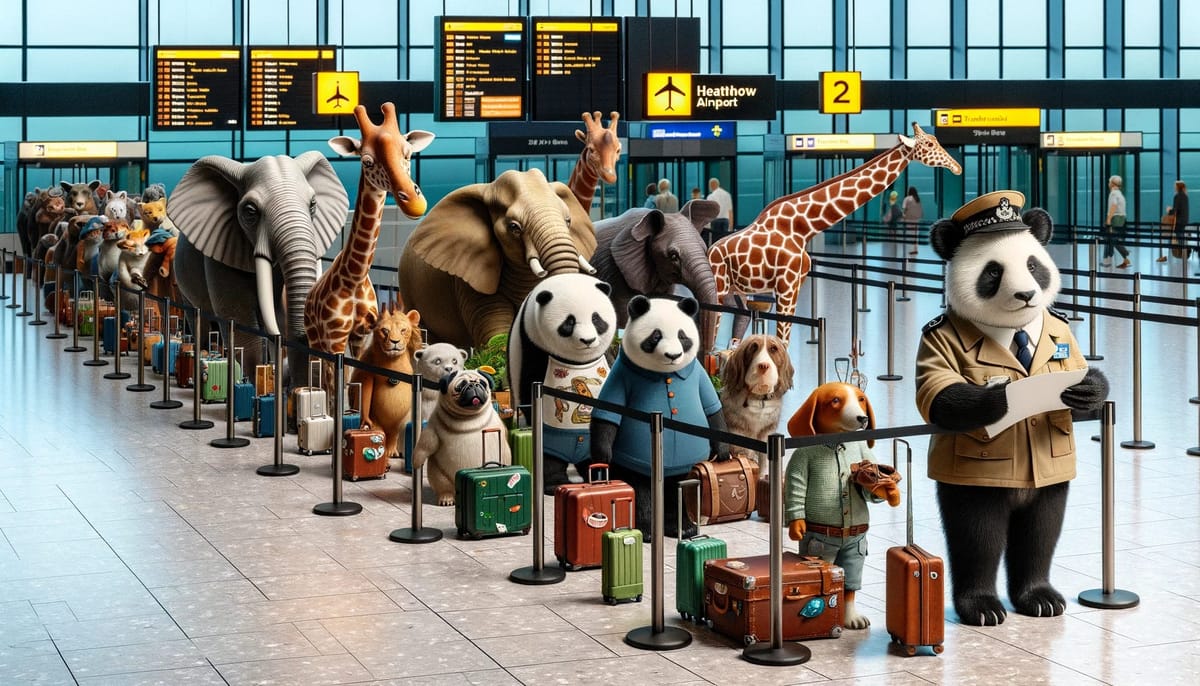 BW #53: Airport animals (solution)